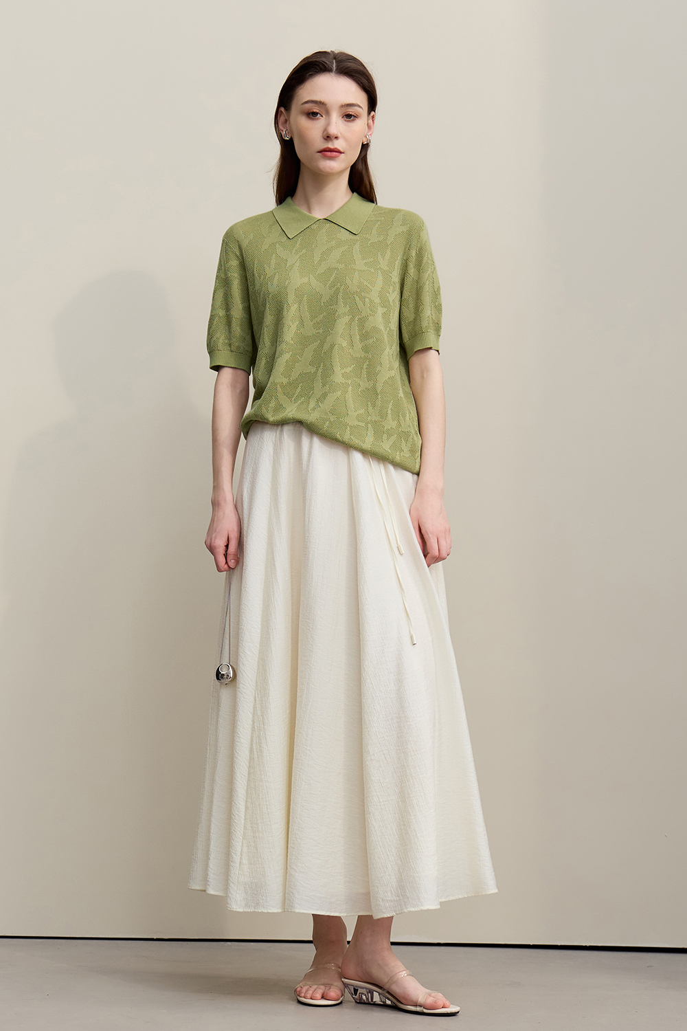 Bird Jacquard Knit Sweater