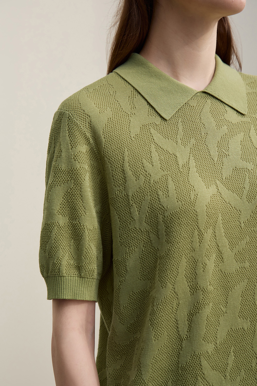 Bird Jacquard Knit Sweater