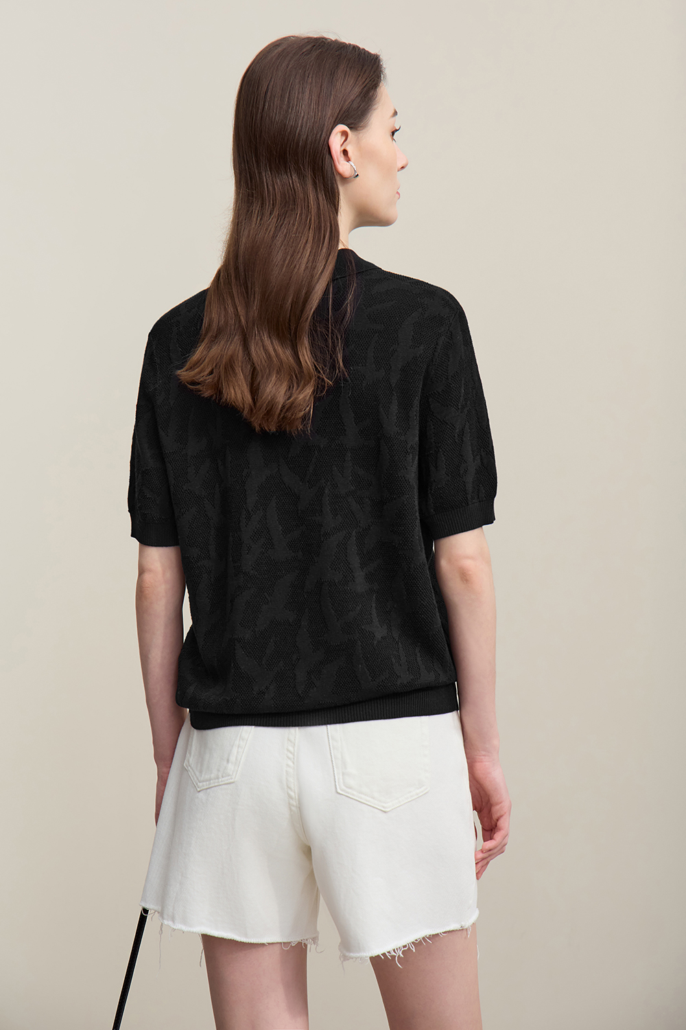 Bird Jacquard Knit Sweater