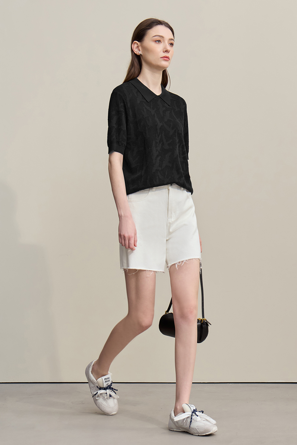 Bird Jacquard Knit Sweater