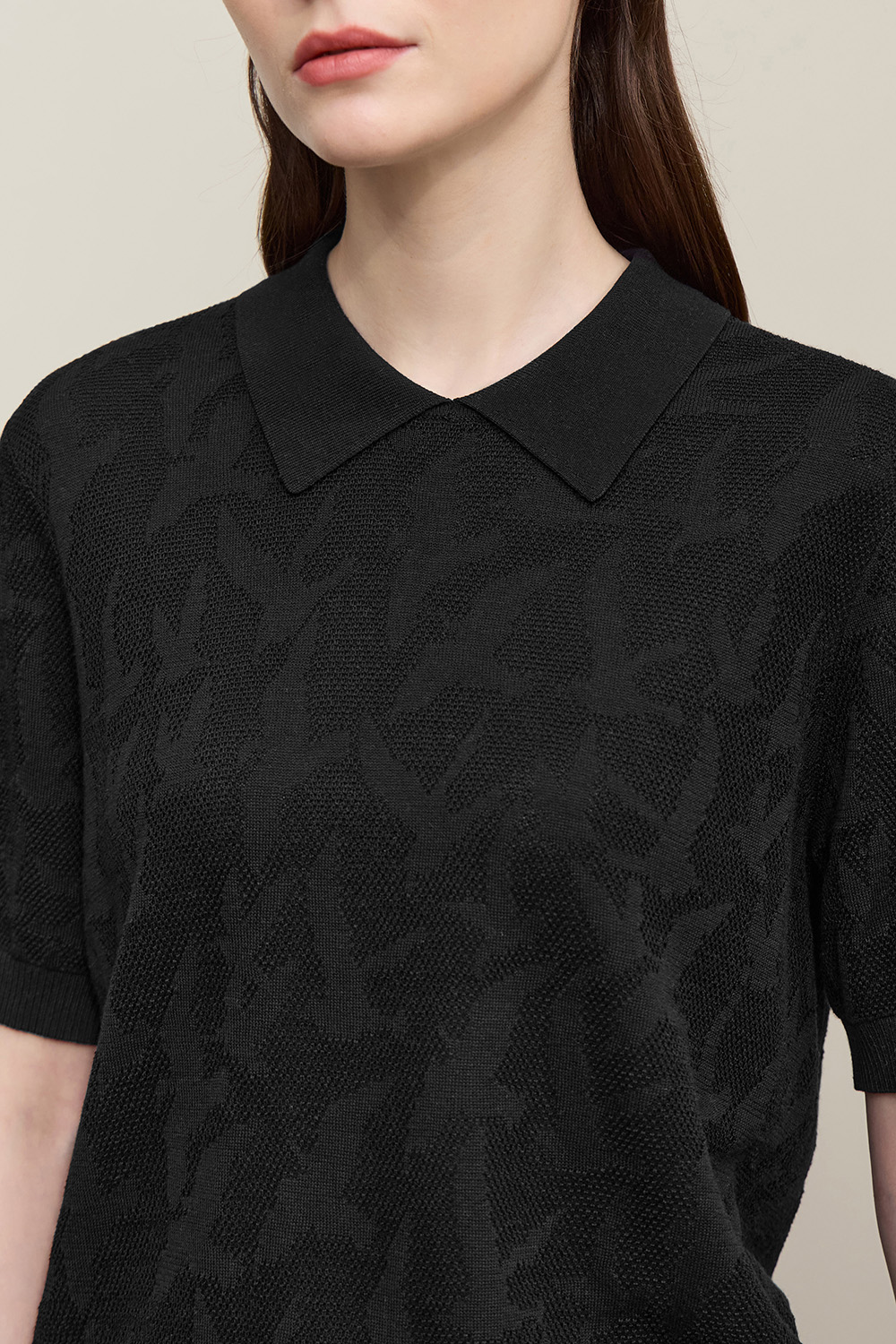 Bird Jacquard Knit Sweater