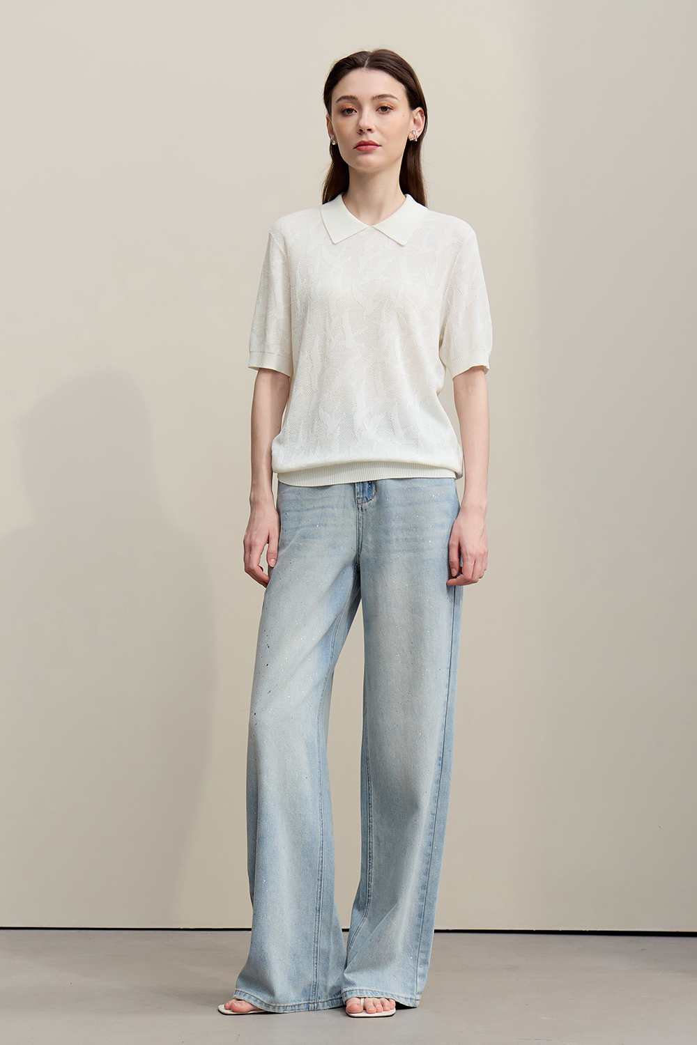 Bird Jacquard Knit Sweater