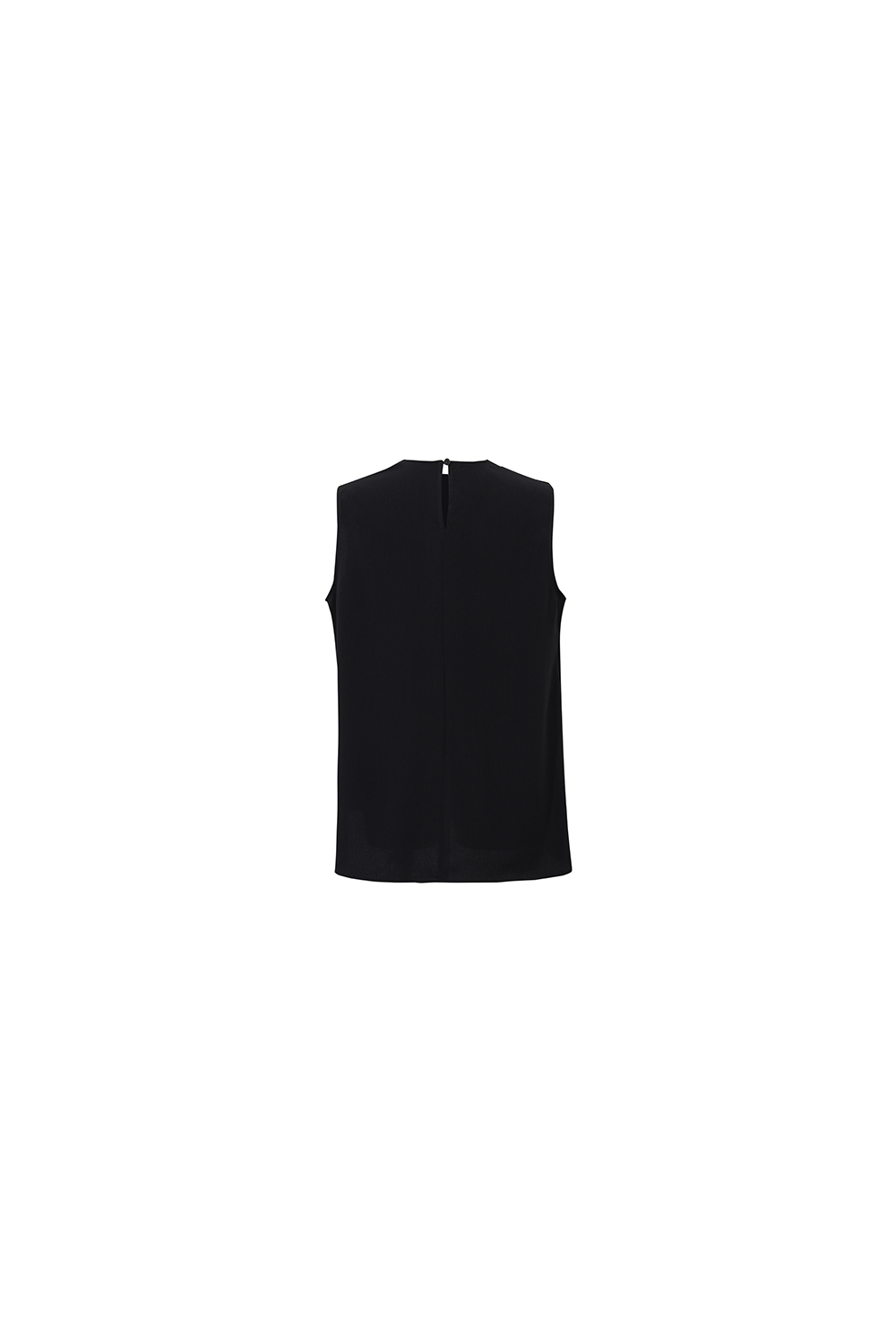 Asymmetric Gathered Chiffon Blouse|AMII