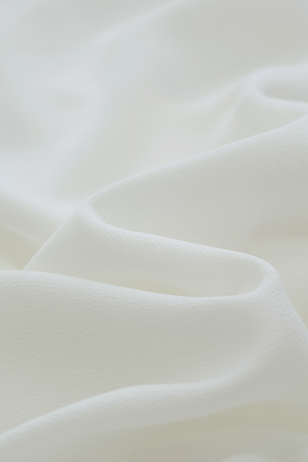 Asymmetric Gathered Chiffon Blouse|AMII