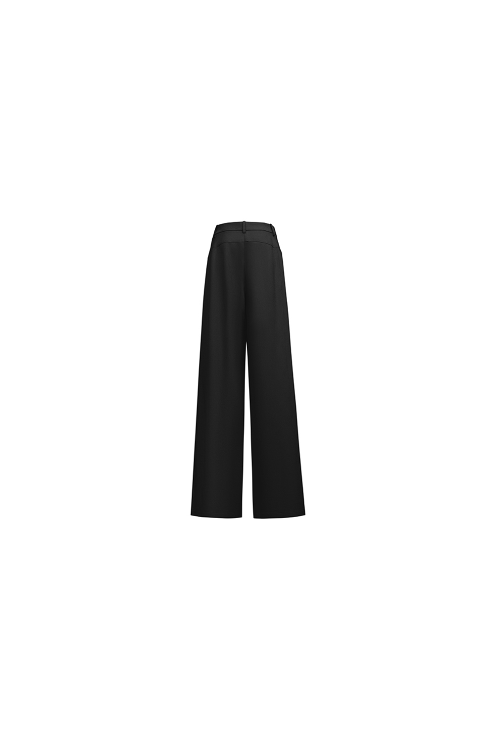 Pleated Wide Leg Casual Pants