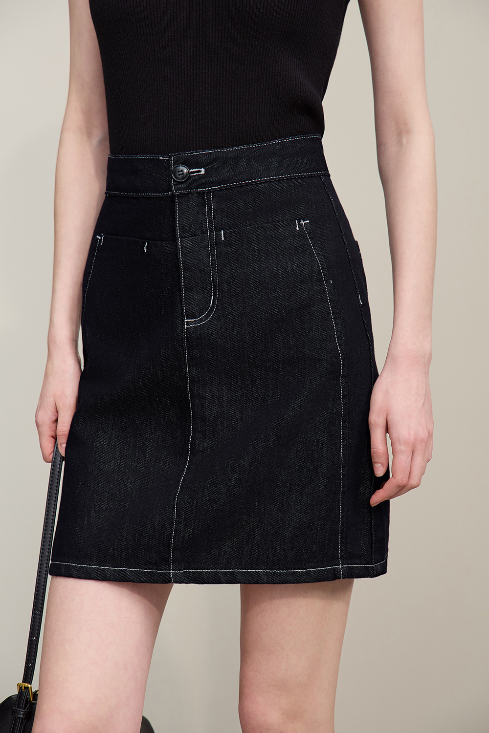 Short Denim Skirt