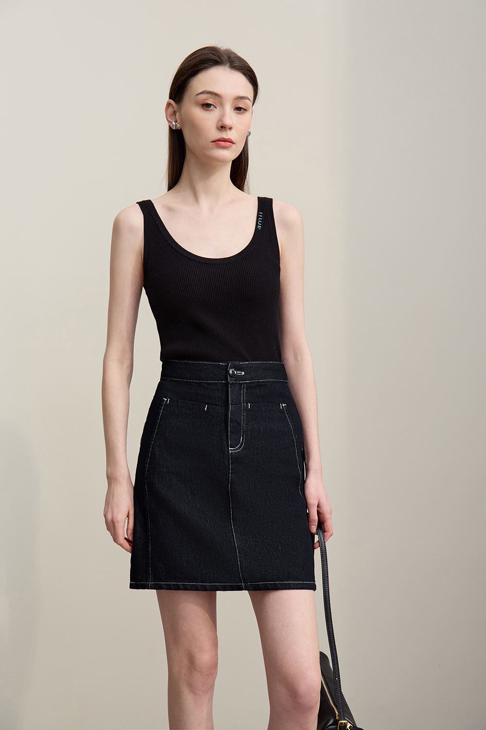 Short Denim Skirt