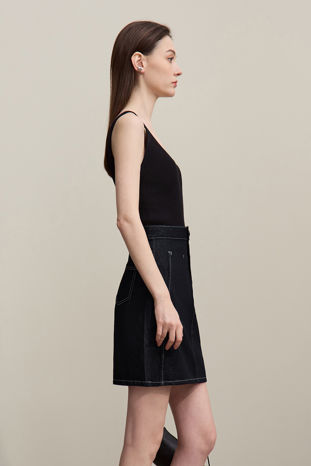Short Denim Skirt