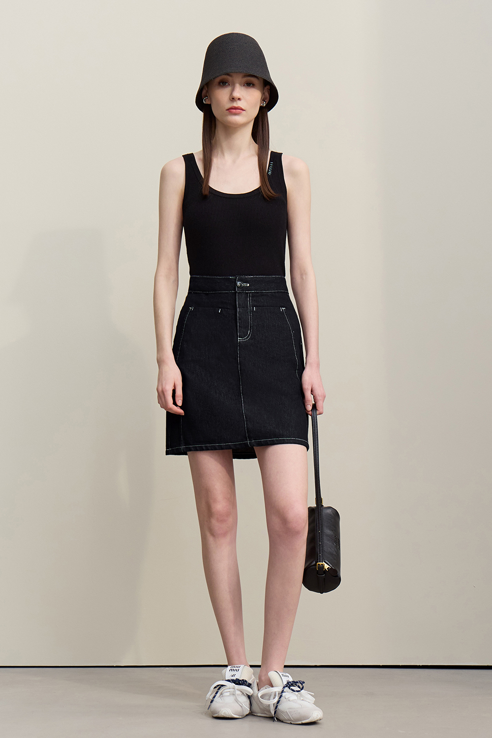 Short Denim Skirt