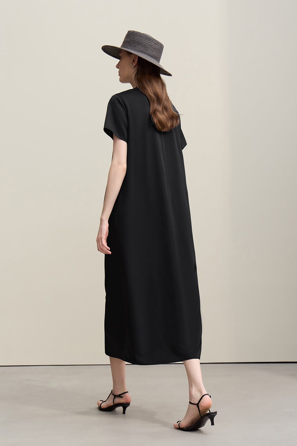 Tweed Style Short Sleeve Dress