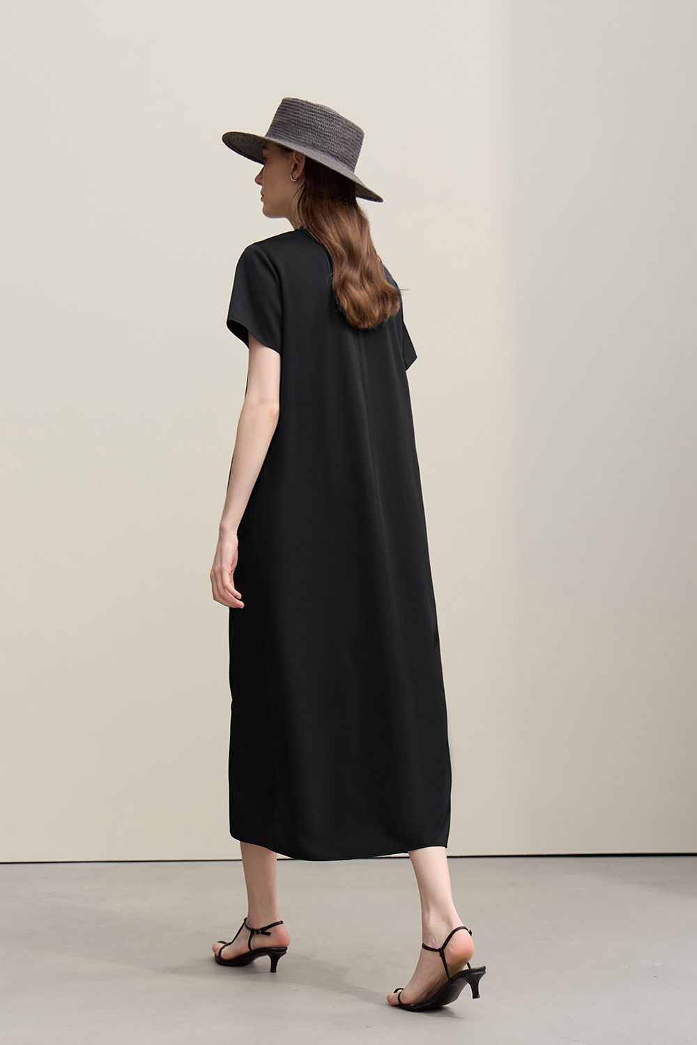 Tweed Style Short Sleeve Dress