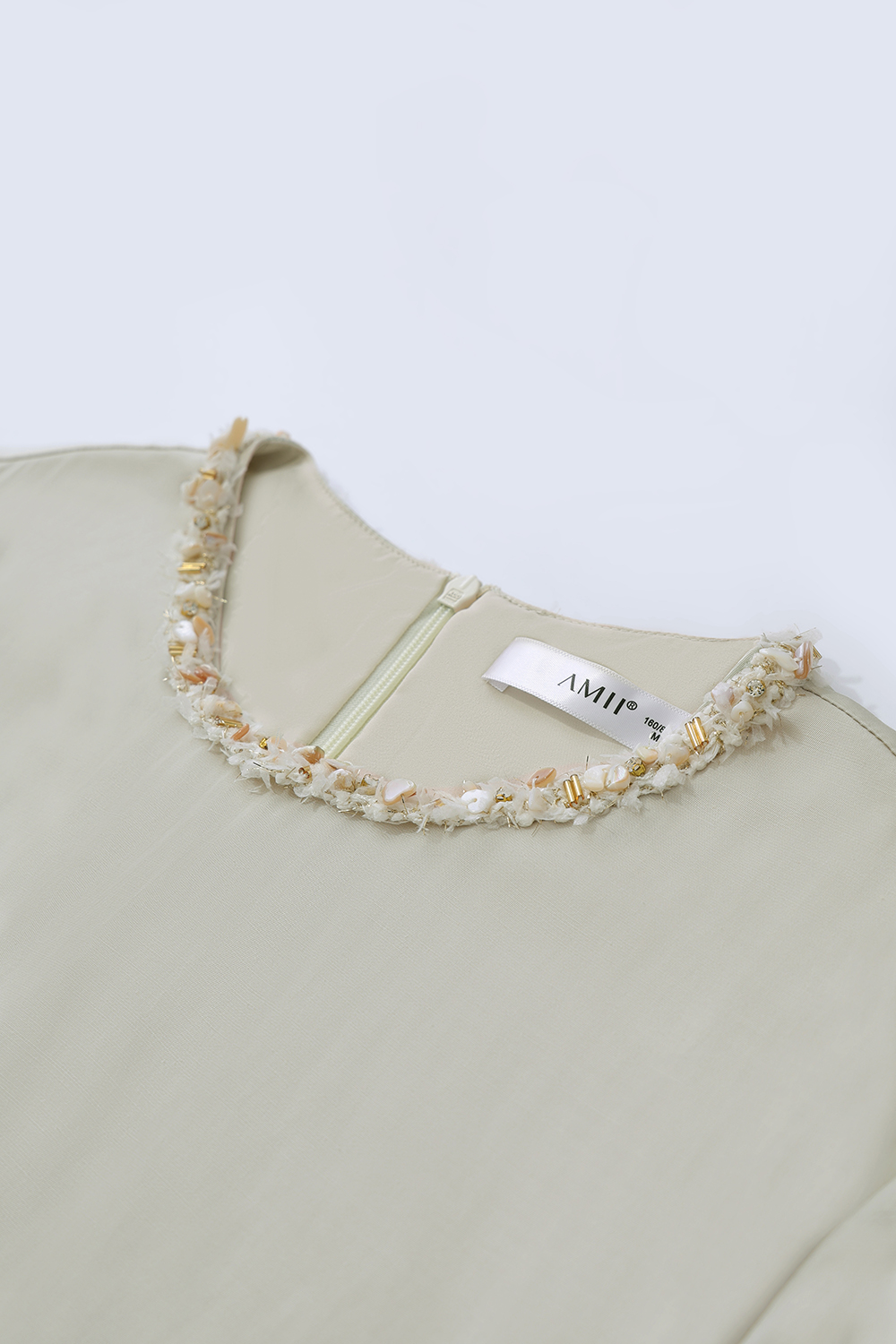 Tweed Style Short Sleeve Dress