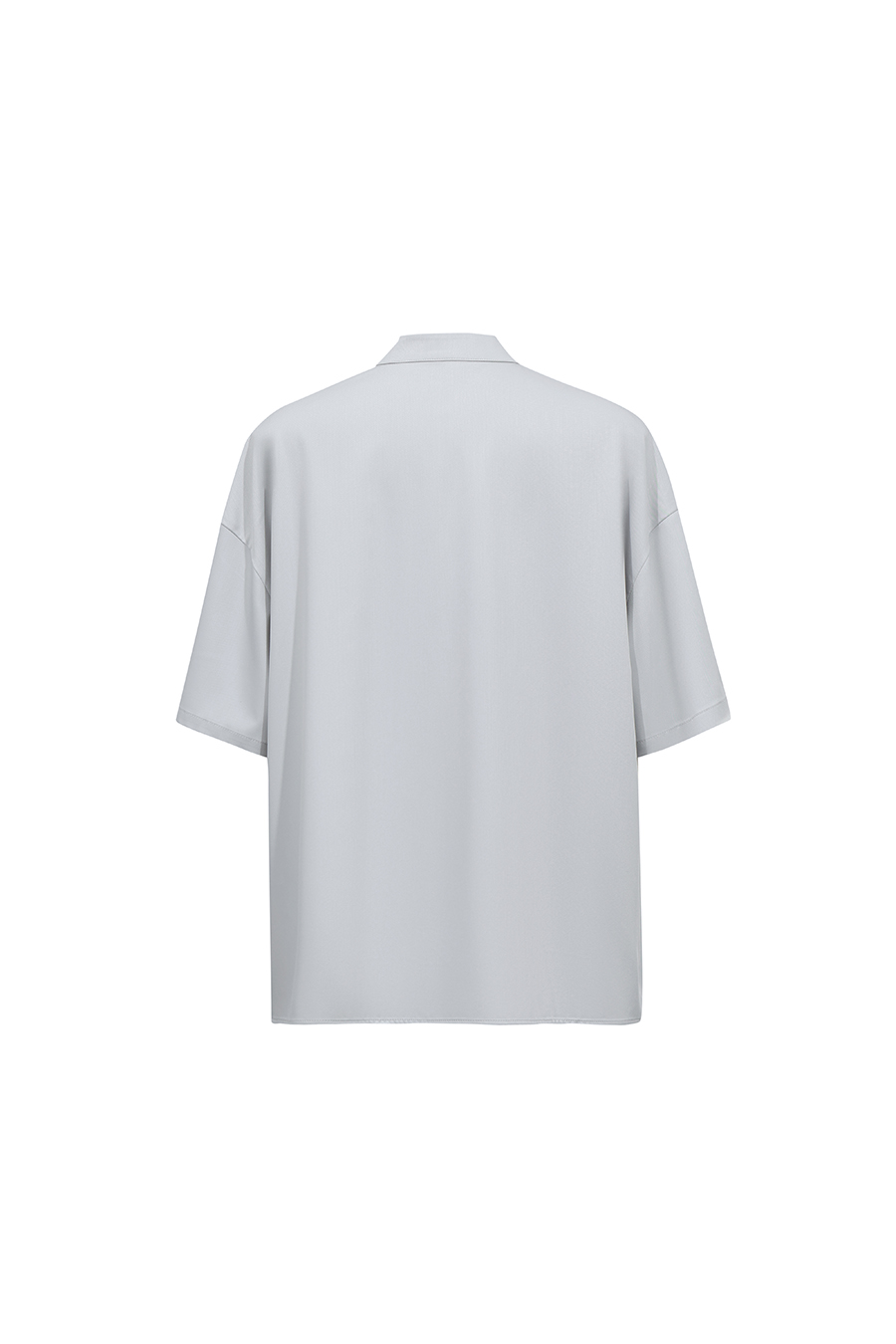 Stand Collar Ruffle Shirt|AMII