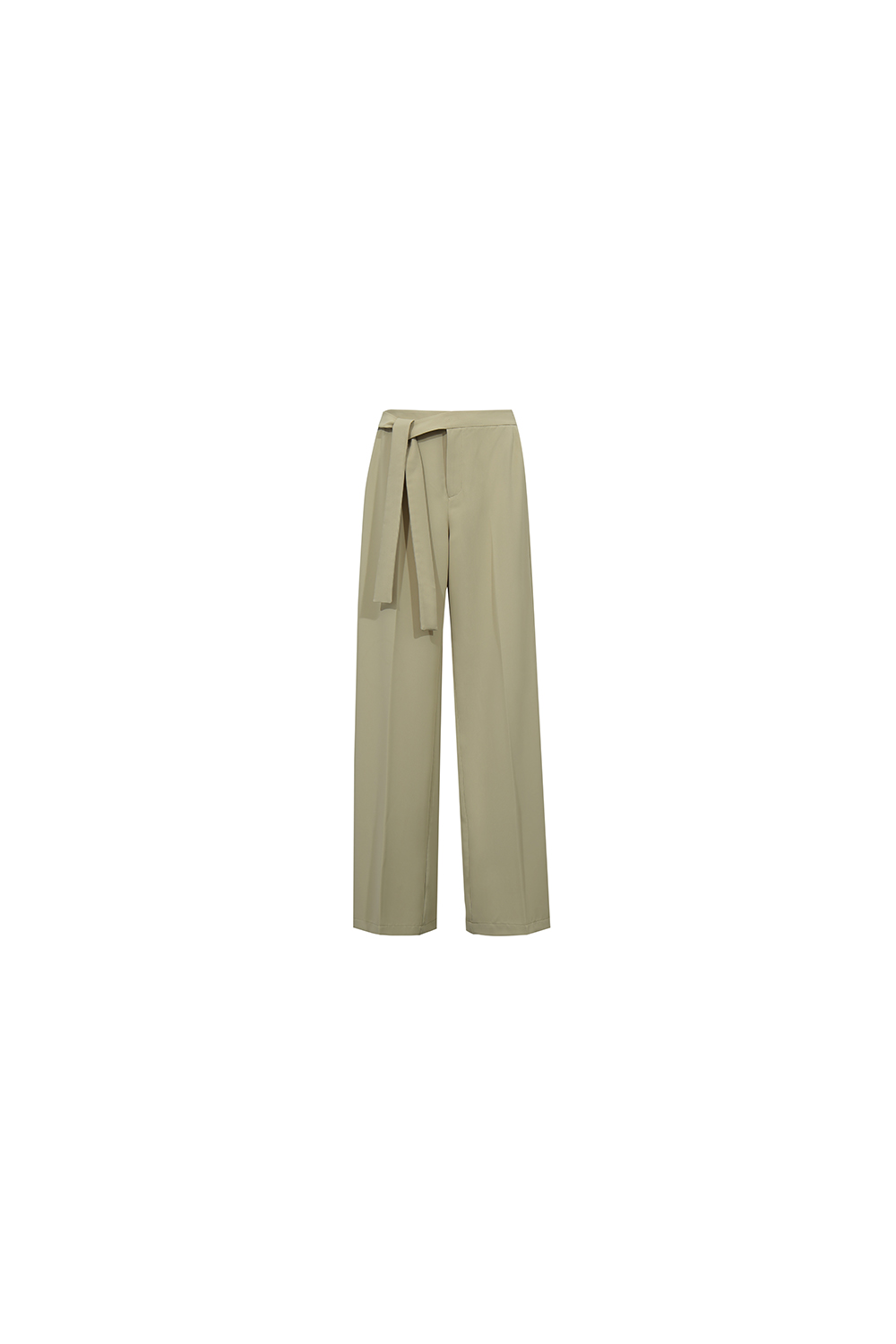 Tie Waist Wide Leg Casual Pants