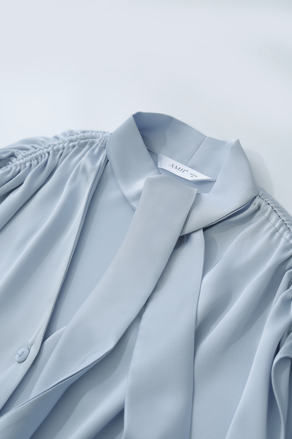 Tie Satin Chiffon Top