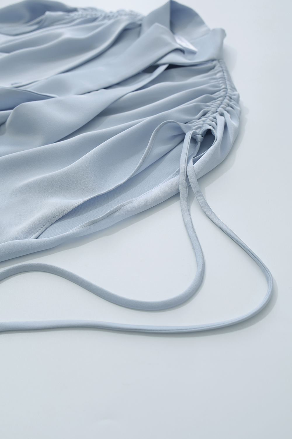 Tie Satin Chiffon Top