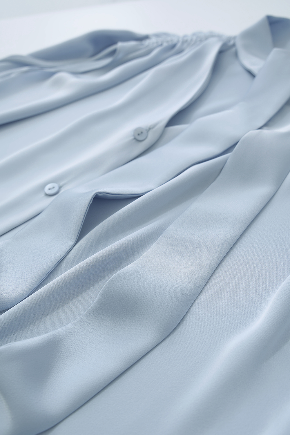 Tie Satin Chiffon Top