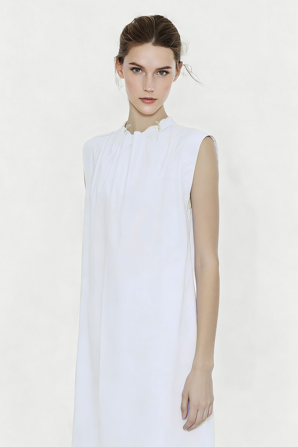 Cotton Wide Strap Dress