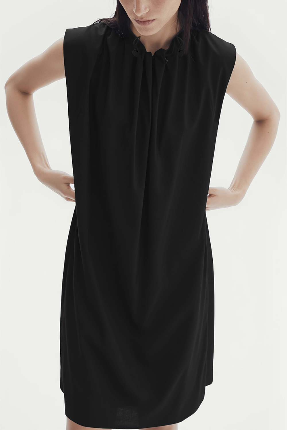 Cotton Wide Strap Dress