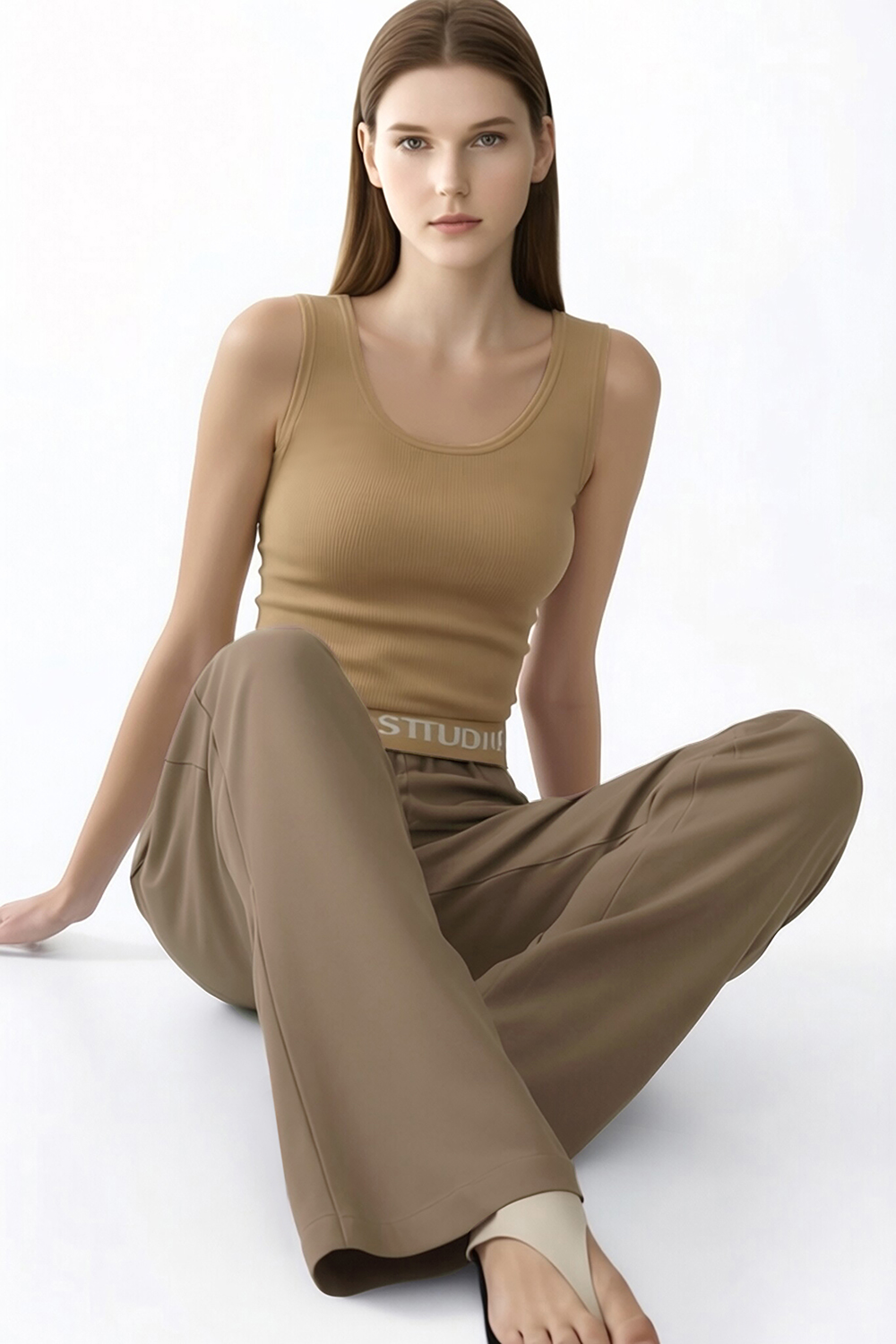 Loose Wide-Leg Casual Trousers|AMII