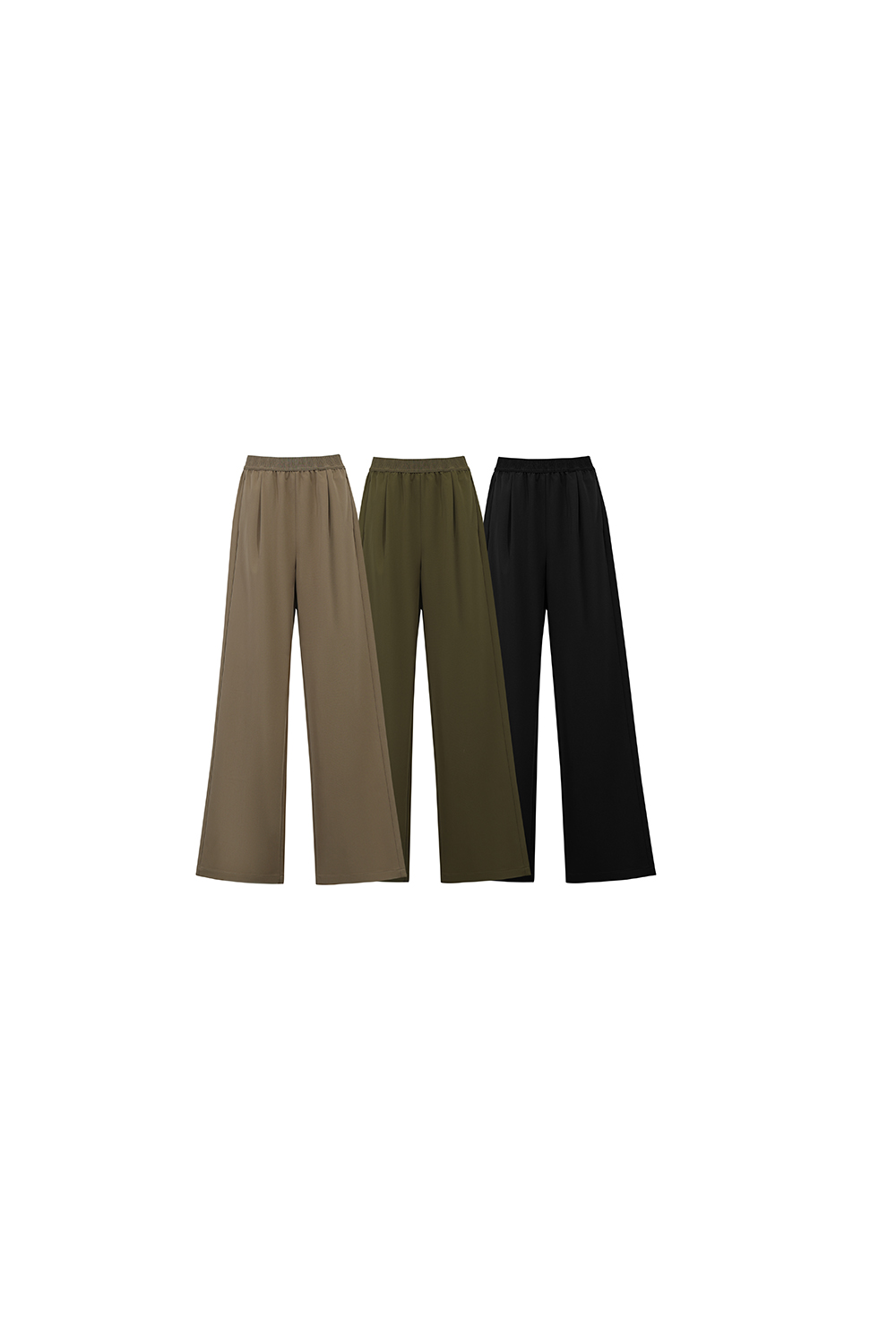 Loose Wide-Leg Casual Trousers|AMII