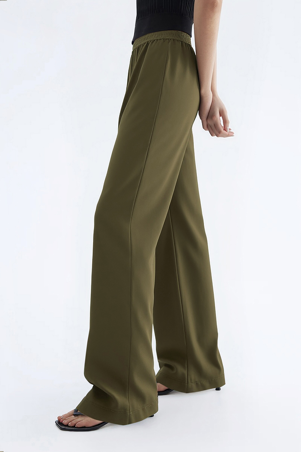 Loose Wide-Leg Casual Trousers|AMII