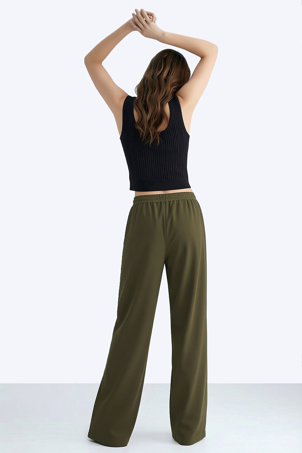 Loose Wide-Leg Casual Trousers|AMII