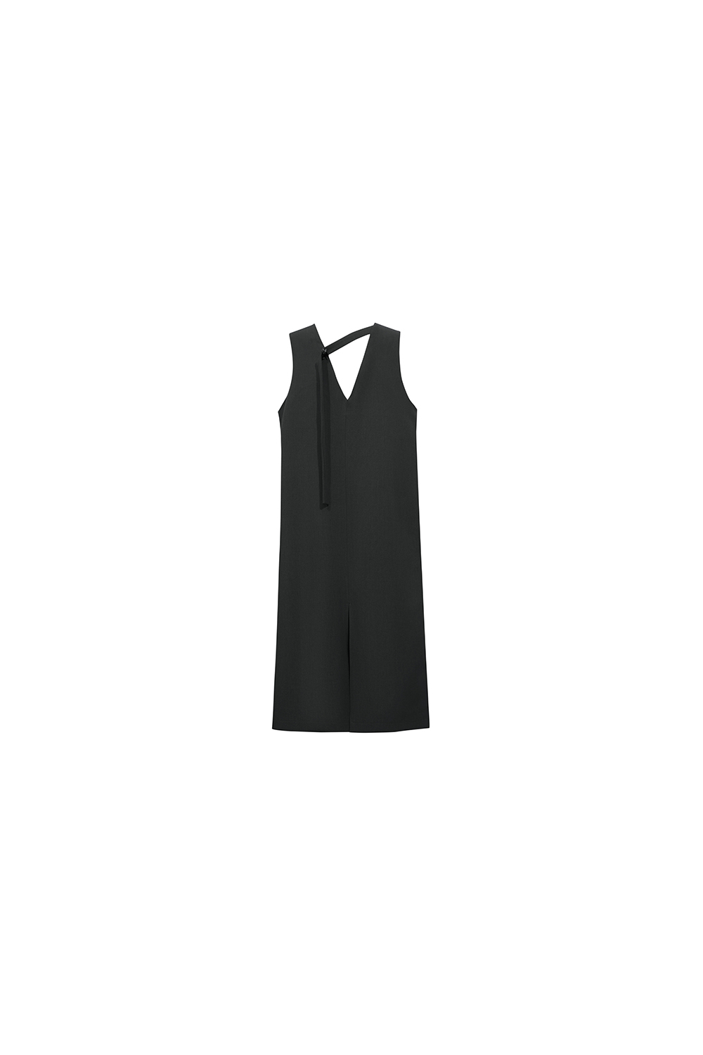 V-neck Ribbon Dress