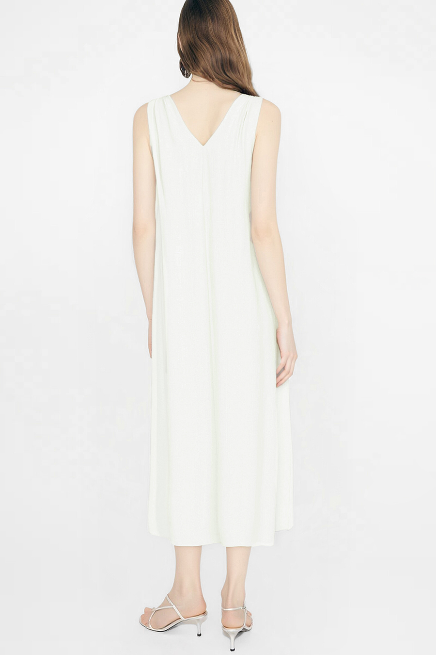 Beaded V-Neck Dress