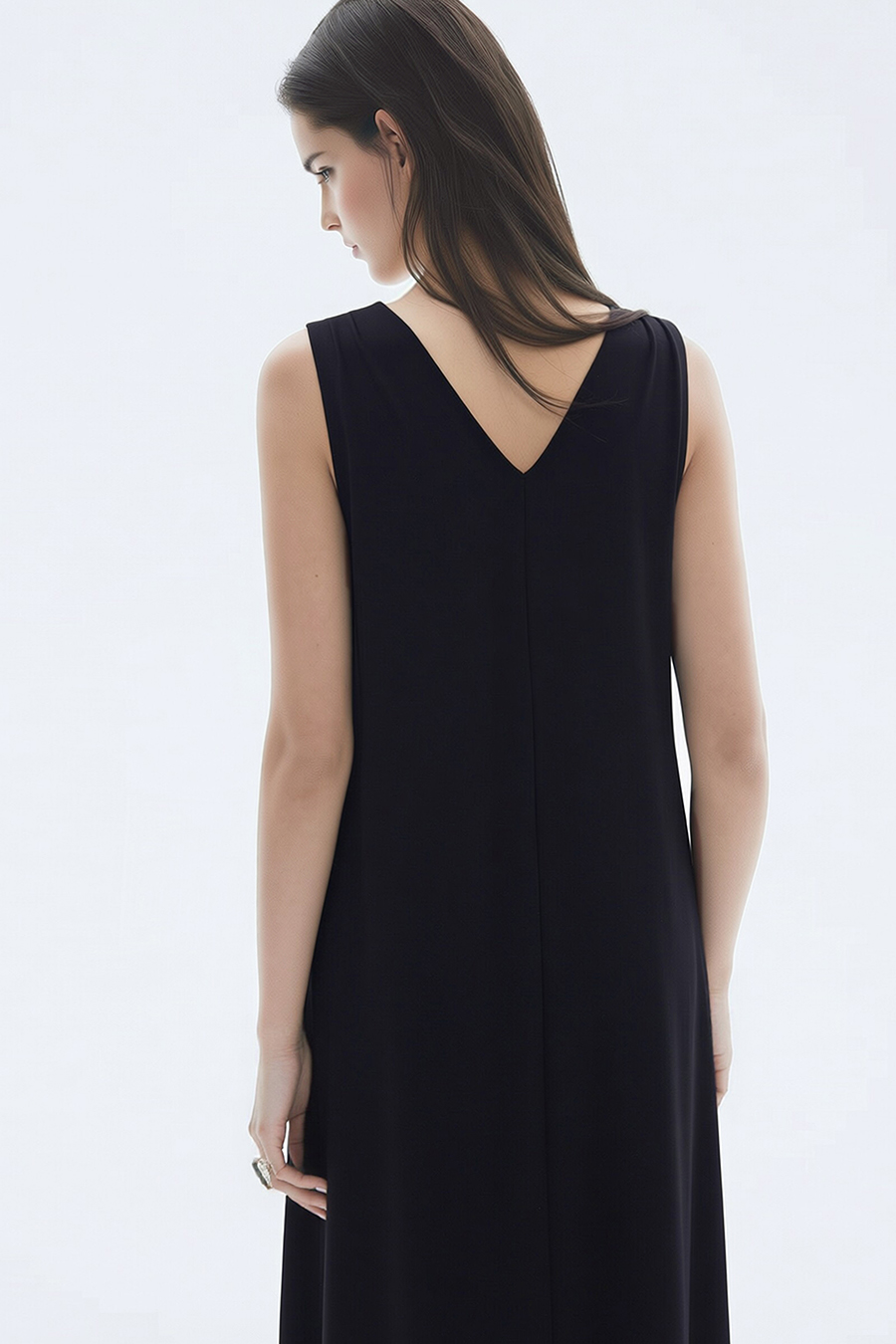 Beaded V-Neck Dress