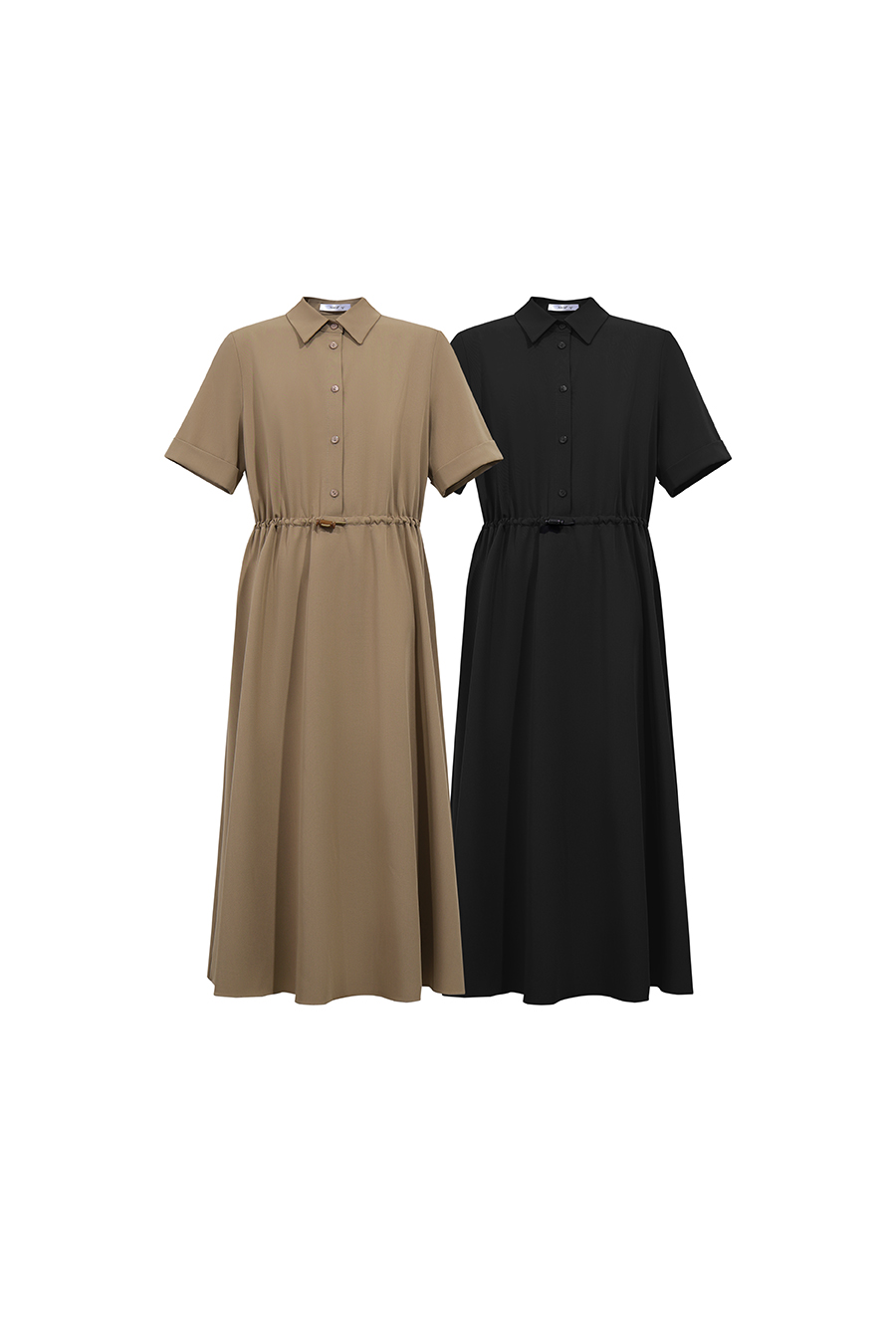 Mountain Style Drawstring Dress|AMII
