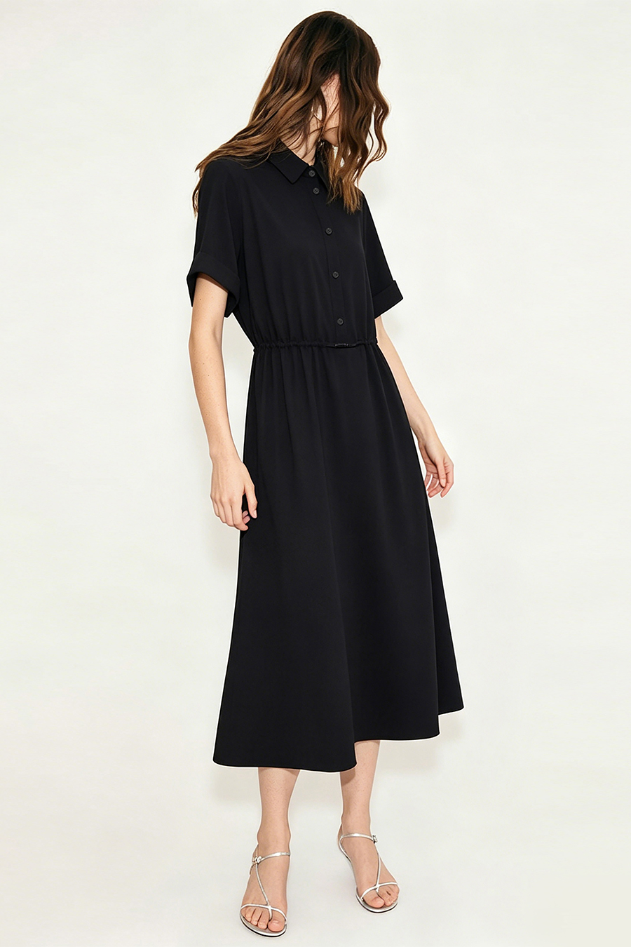 Mountain Style Drawstring Dress|AMII