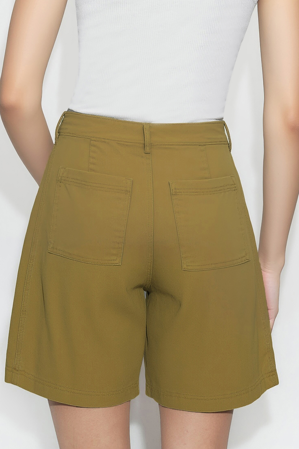 Casual Cotton Denim Capri Pants