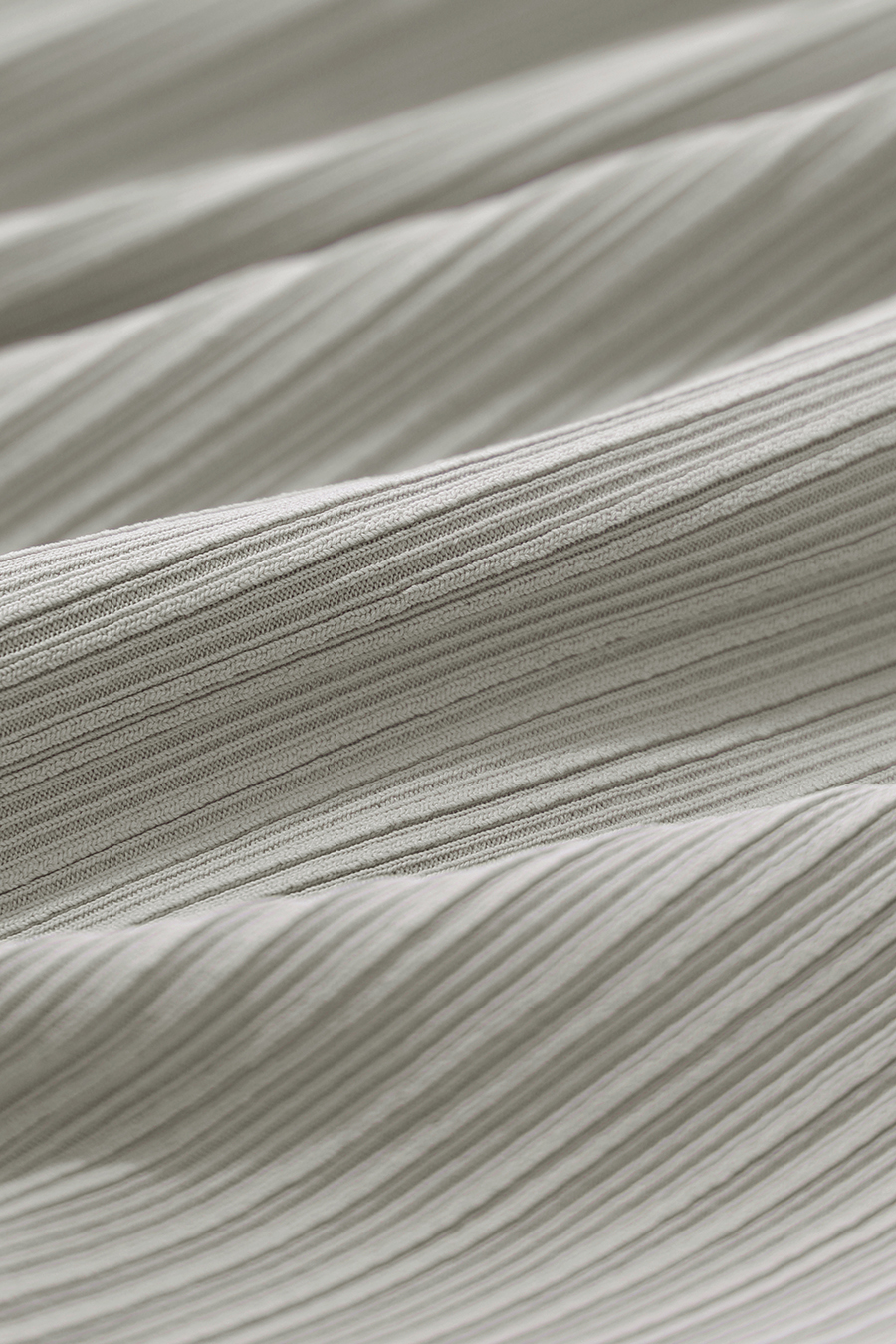 U-neck Ribbed Short-sleeve T-shirt