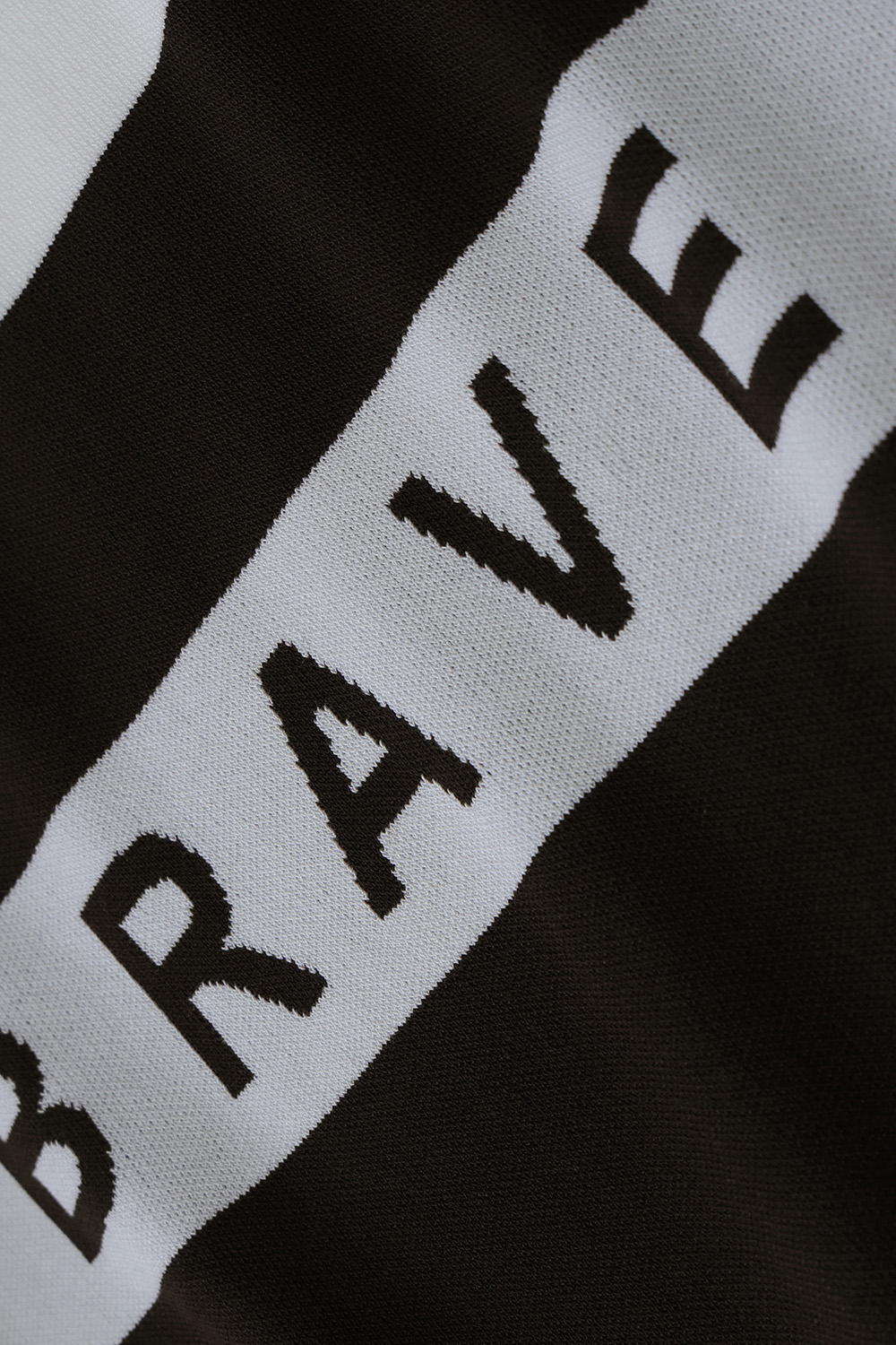 Crew Neck Striped Knit Sweater