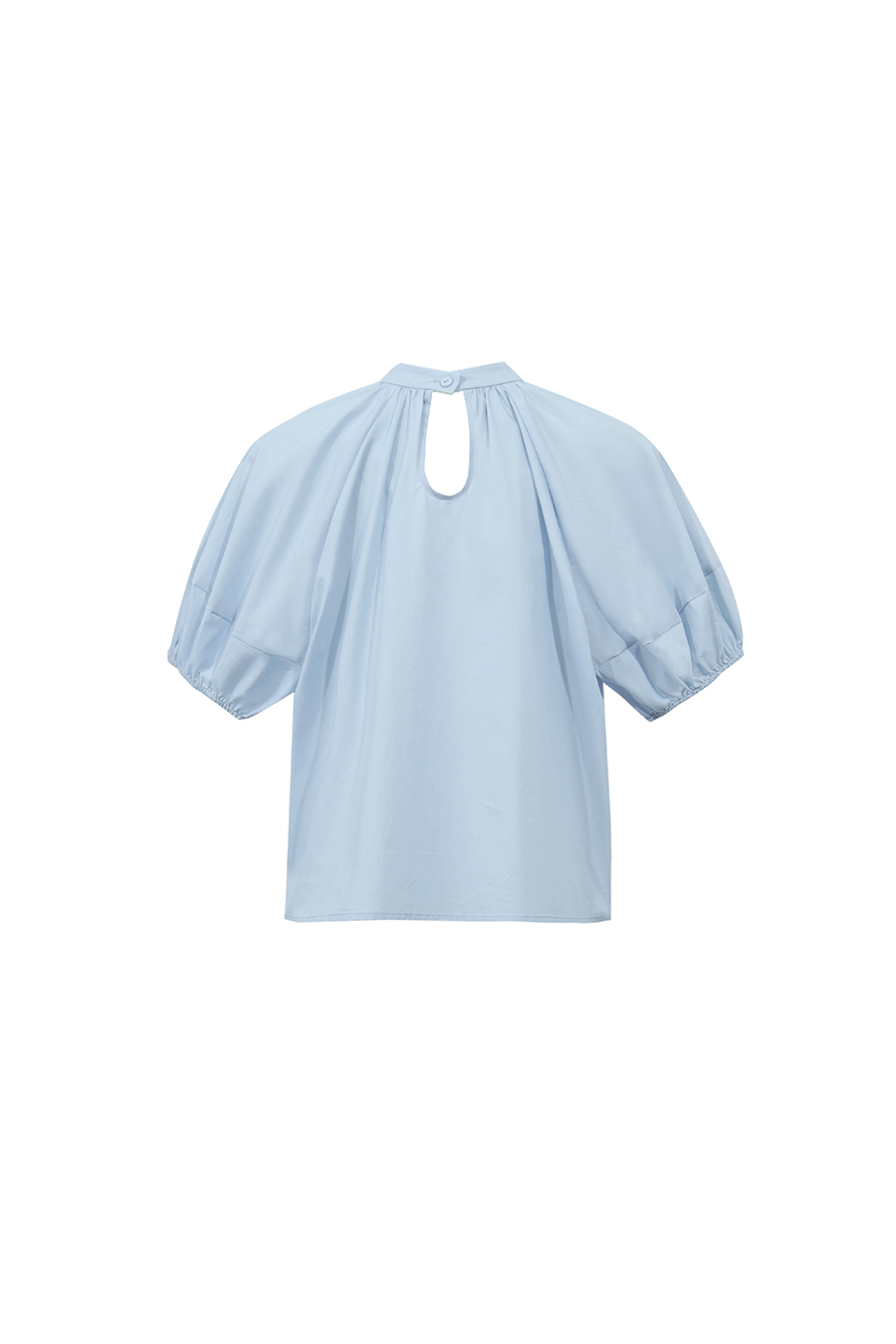 Stand Collar Pure Cotton Shirt|AMII