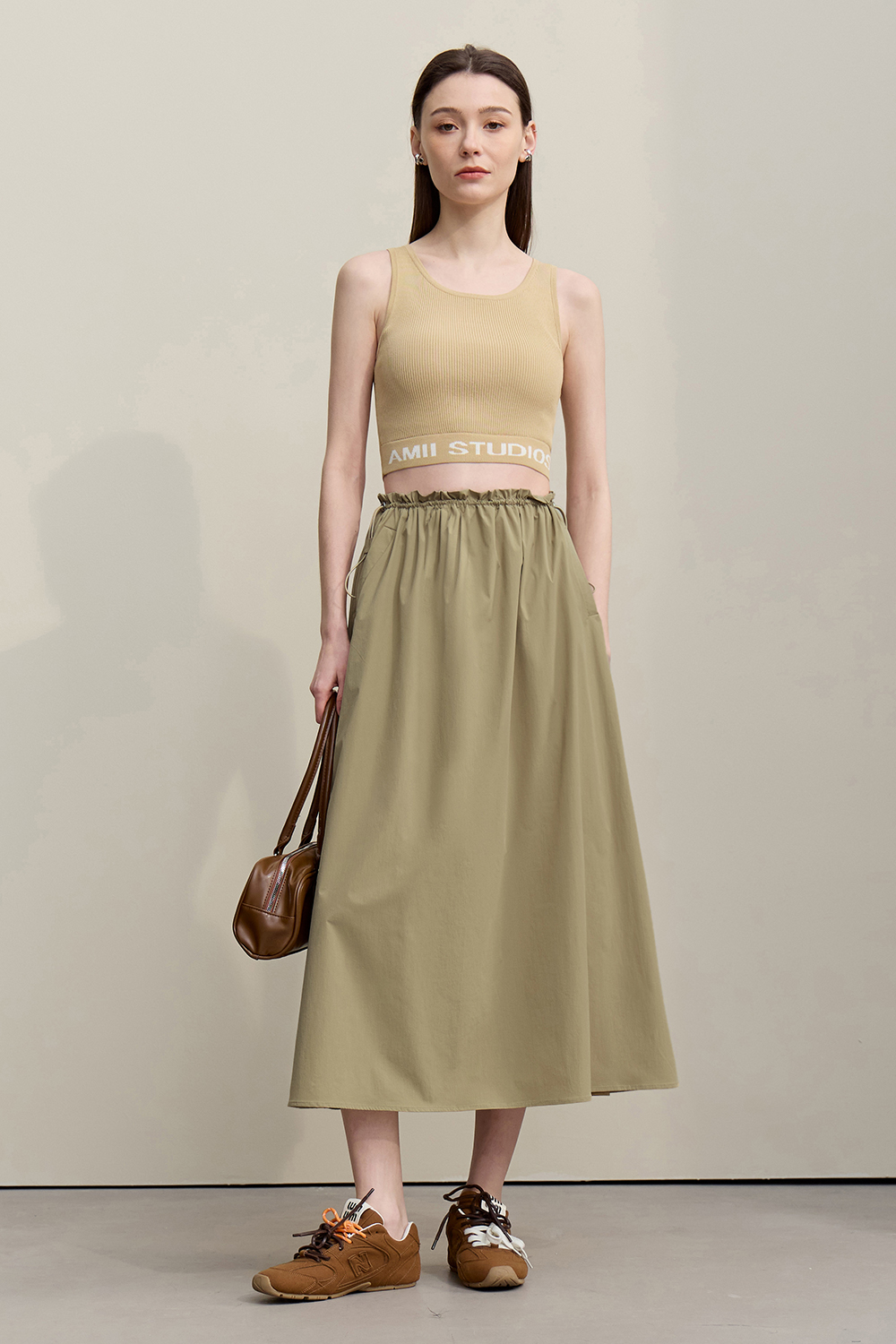 Ruffle A-Line Skirt