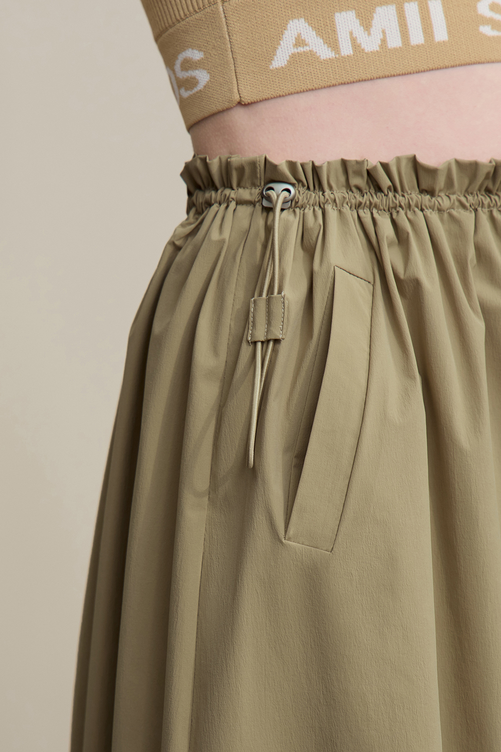 Ruffle A-Line Skirt