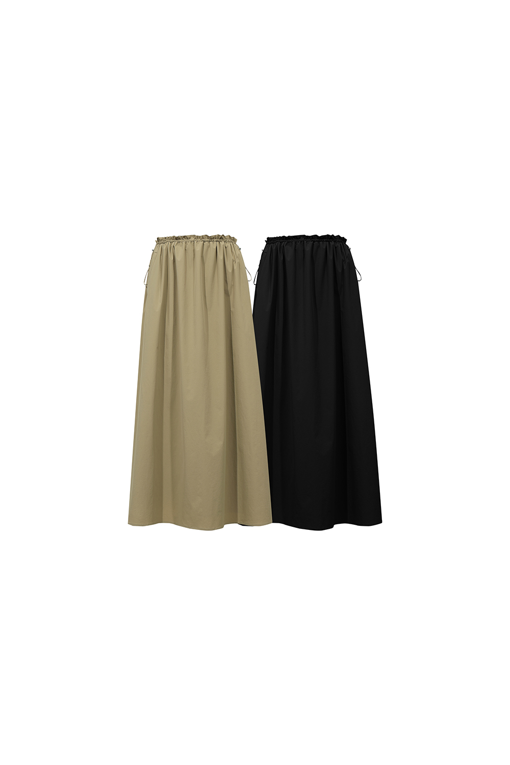 Ruffle A-Line Skirt