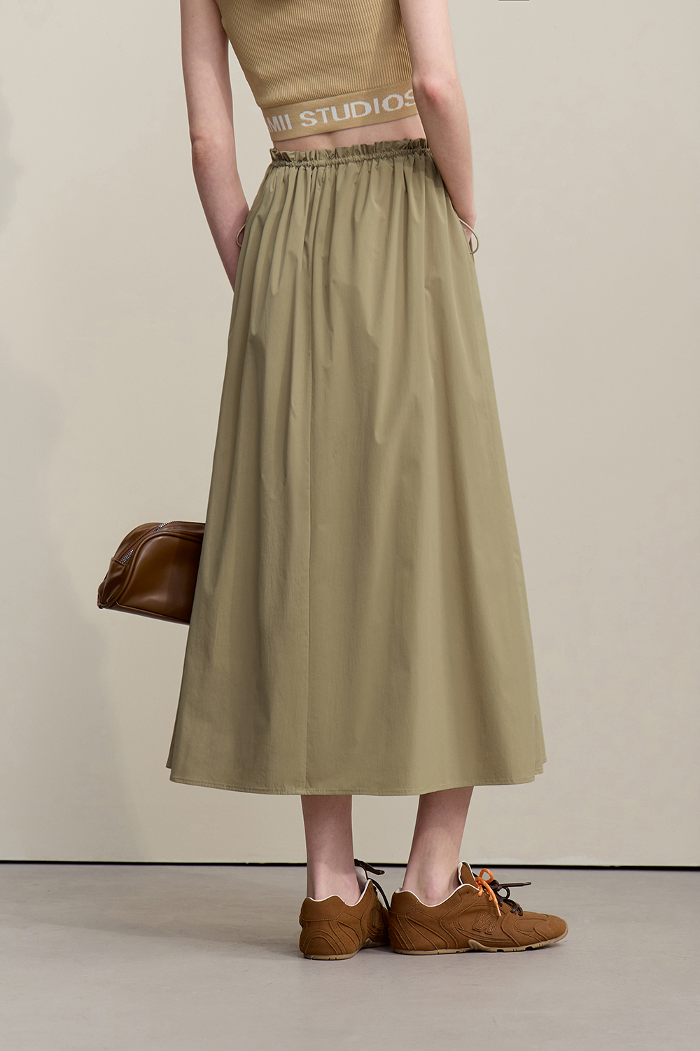 Ruffle A-Line Skirt