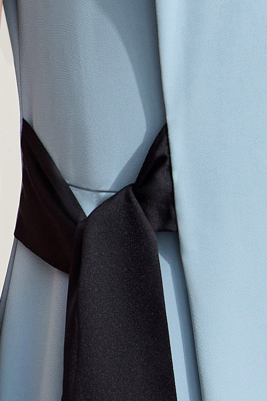 Contrast Tie Dress