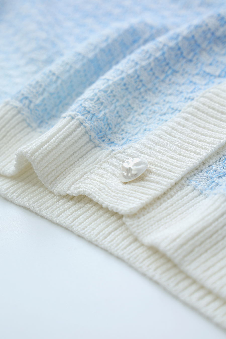 Tweed Space Dyed Knit Cardigan|AMII