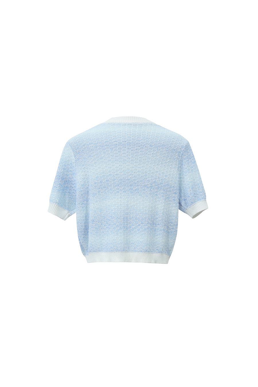 Tweed Space Dyed Knit Cardigan|AMII