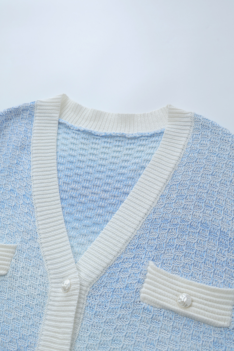 Tweed Space Dyed Knit Cardigan|AMII