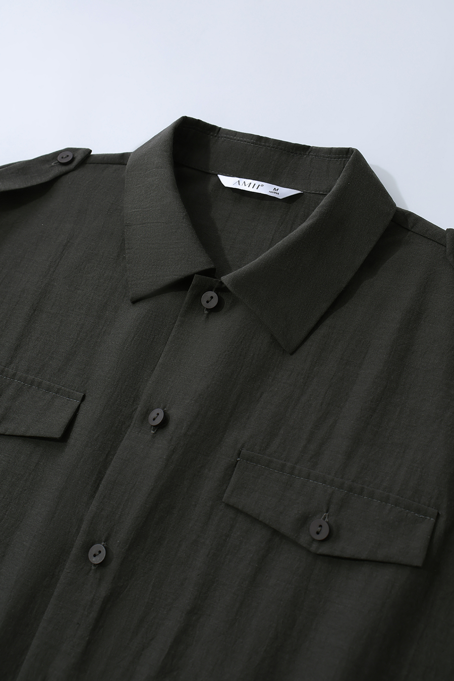 Belted Lapel Dress|AMII
