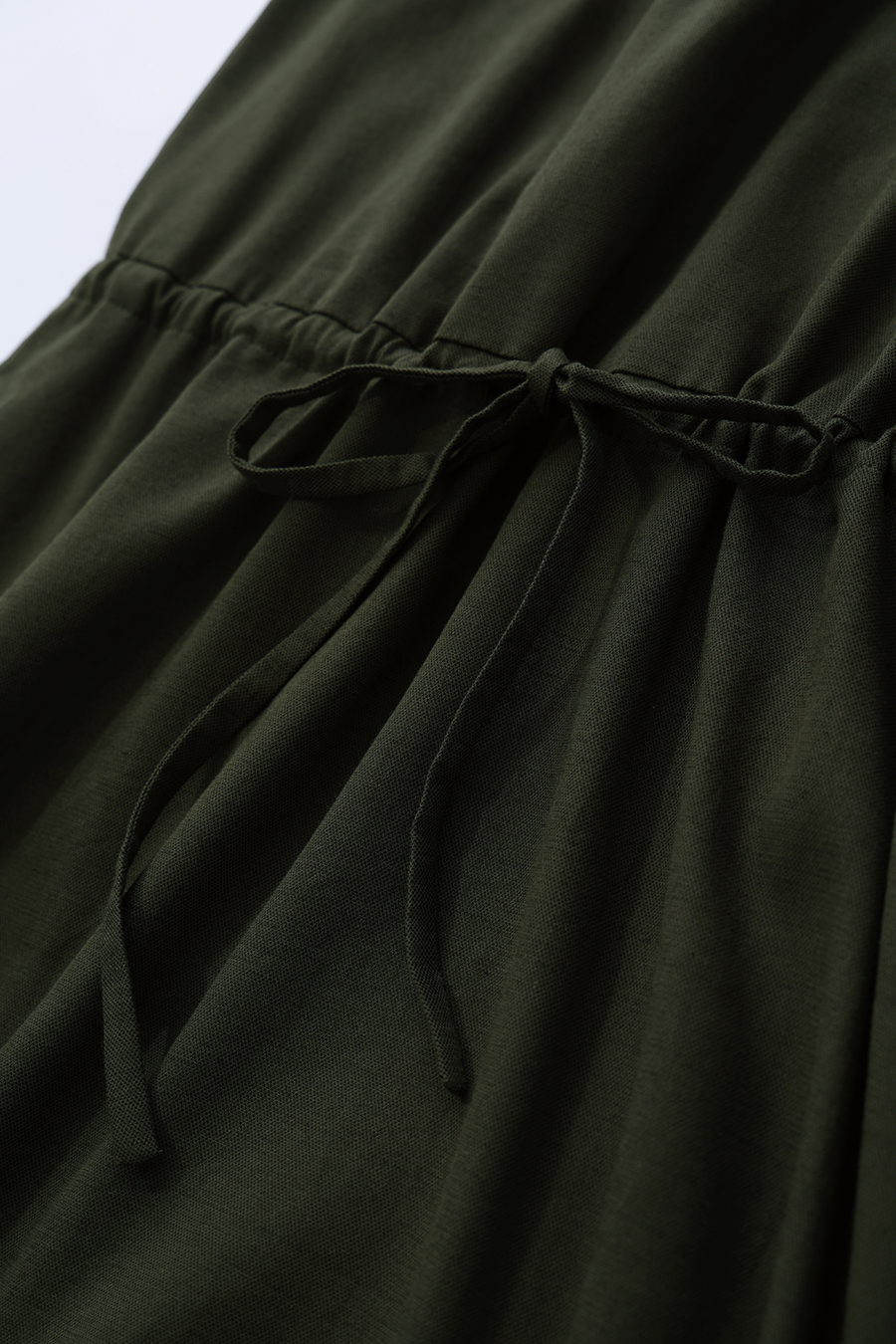 Lace Spliced V-neck Dress|AMII