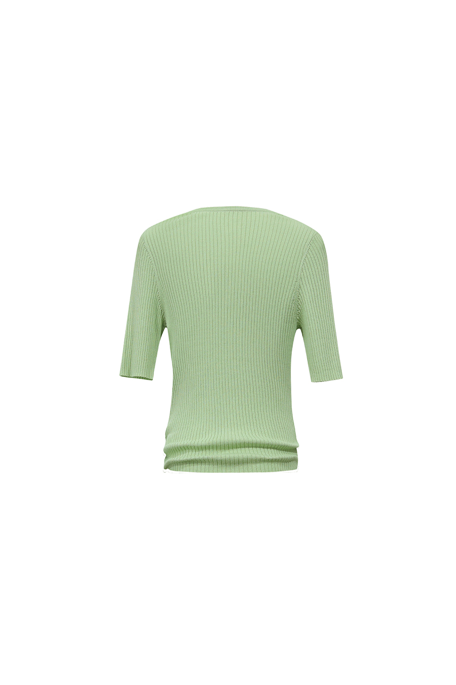 Organza Spliced Knit Sweater|AMII – AMII.com