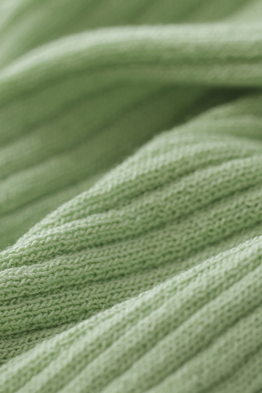 Organza Spliced Knit Sweater|AMII