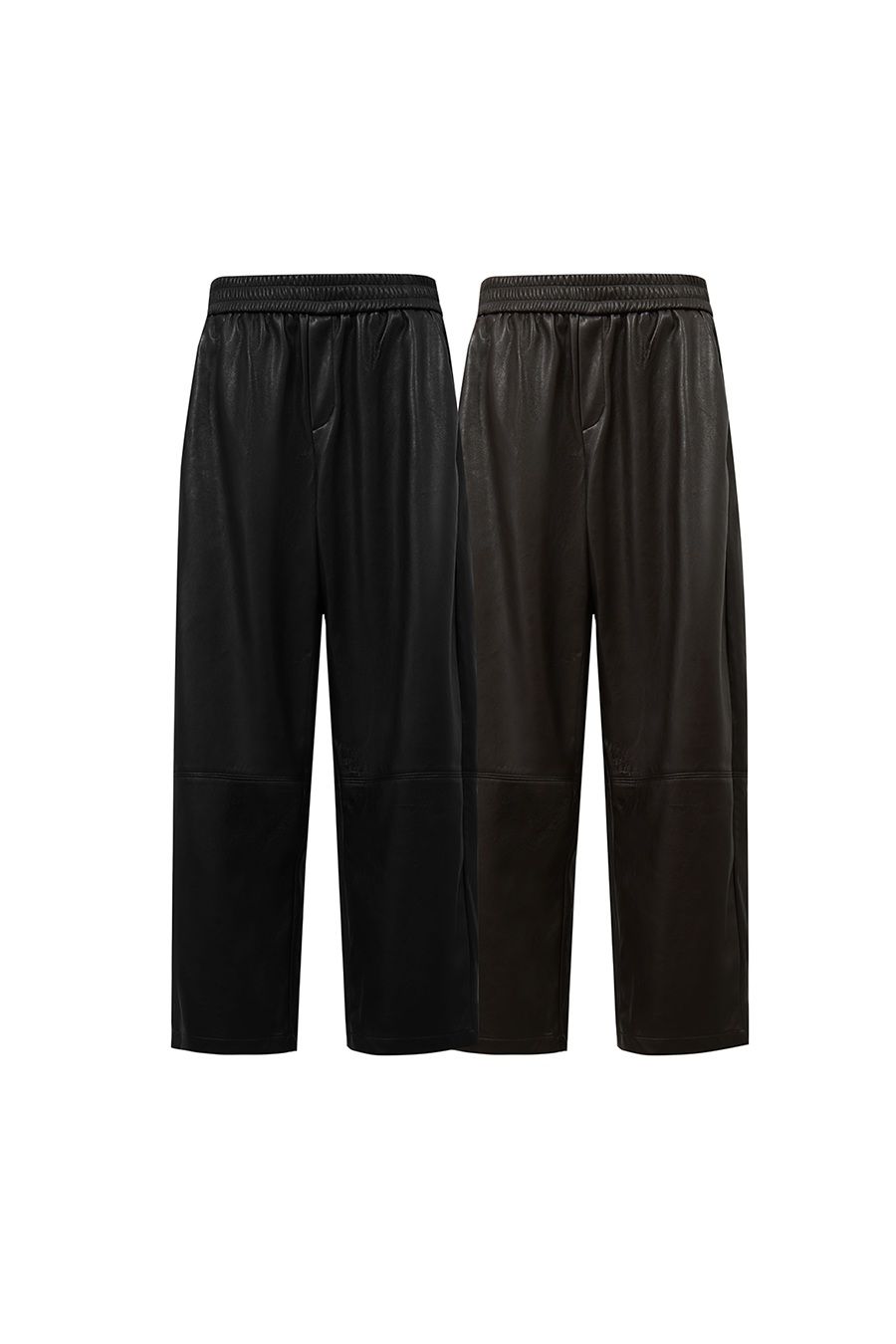 Eco-Friendly PU Casual Pants | AMII