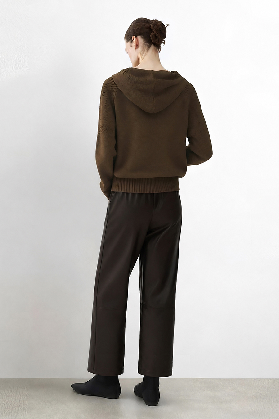 Eco-Friendly PU Casual Pants | AMII